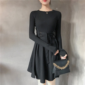 HIT női ruha övvel két színben