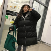 Napi női téli kabát három színben - széles modell