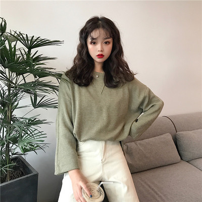 Καθημερινή κυρία πουλόβερ σε τρία χρώματα