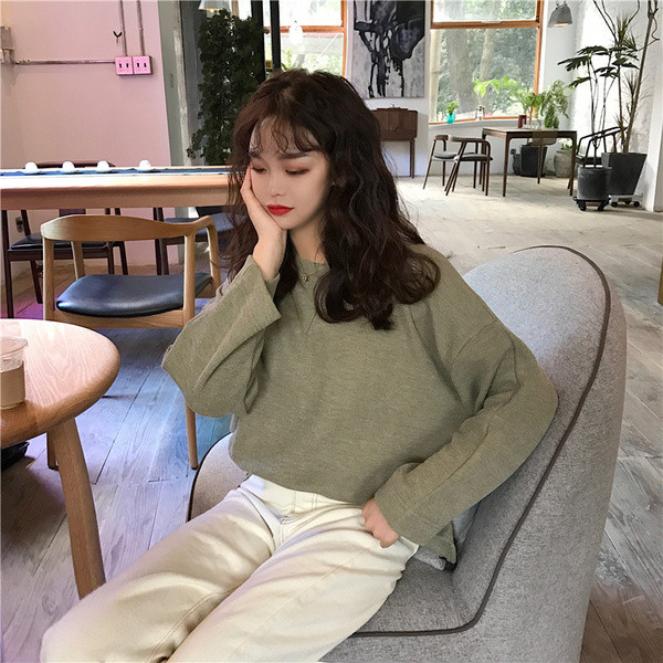 Καθημερινή κυρία πουλόβερ σε τρία χρώματα