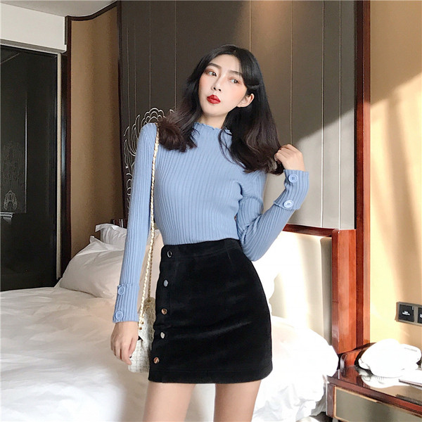 Modern női pulóver három színben