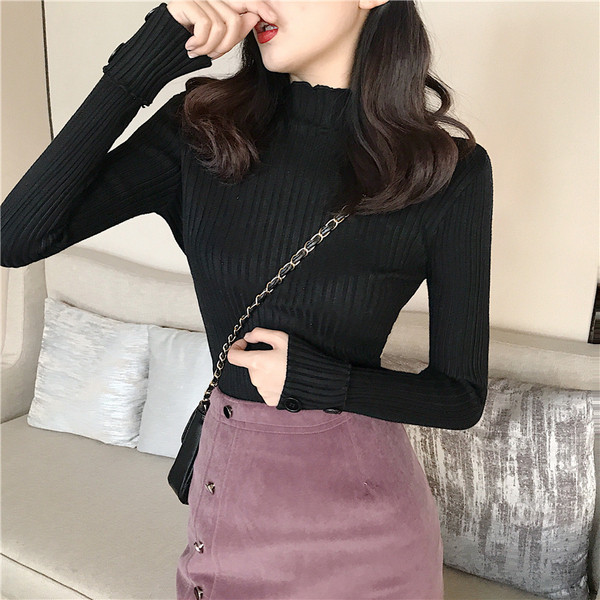 Modern női pulóver három színben