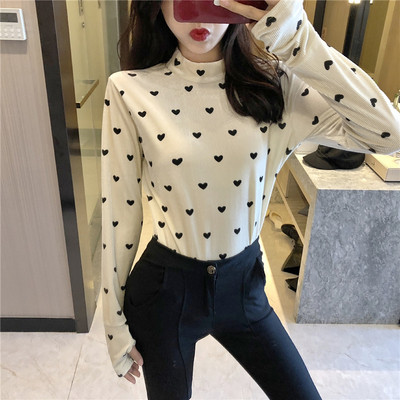 Modern női pulóver pólógallérral több színben