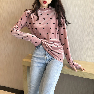 Modern női pulóver pólógallérral több színben