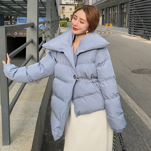 Modern női téli kabát három színben