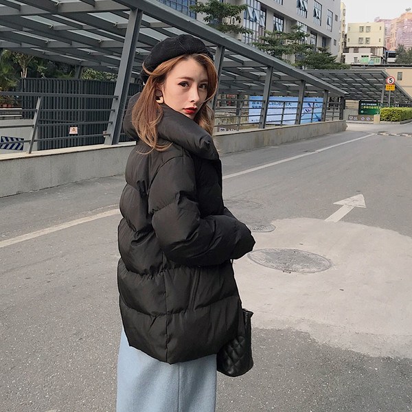 Modern női téli kabát három színben