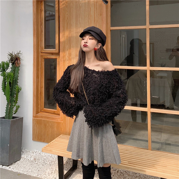 Κυρίες φούστα με υψηλή μέση σε δύο χρώματα