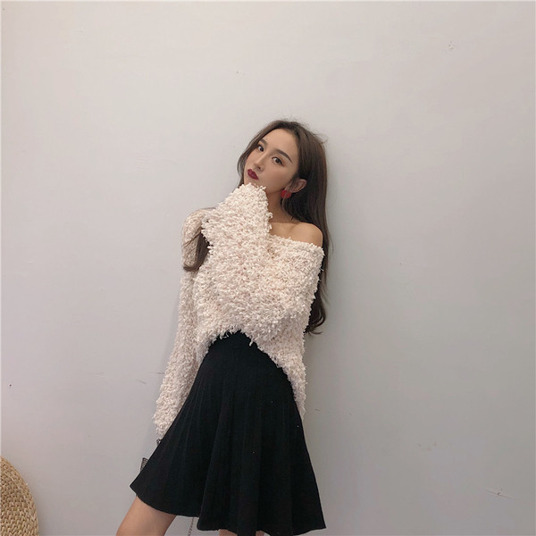 Κυρίες φούστα με υψηλή μέση σε δύο χρώματα