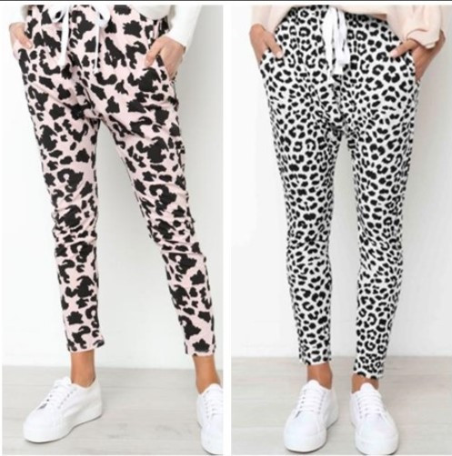 Alkalmi női nadrág gumírozott derékkal, két színben