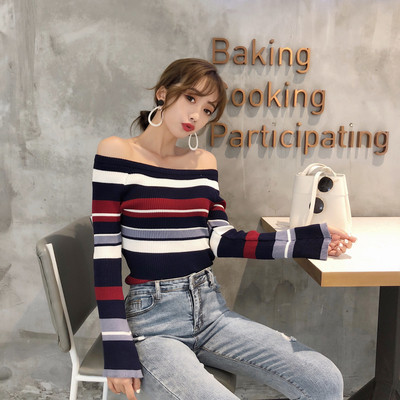 Κυρίες πουλόβερ με δύο neckline necklines