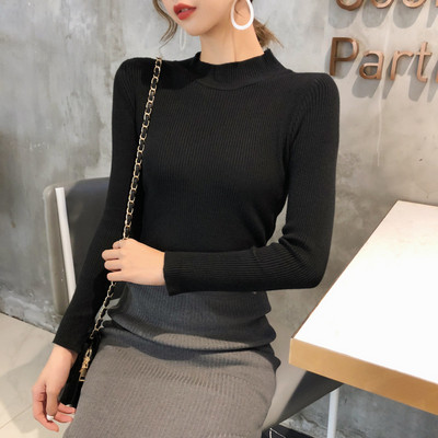 Pulover de dama cu decolteu O in mai multe culori