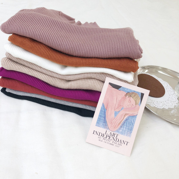 Pulover de dama cu decolteu O in mai multe culori