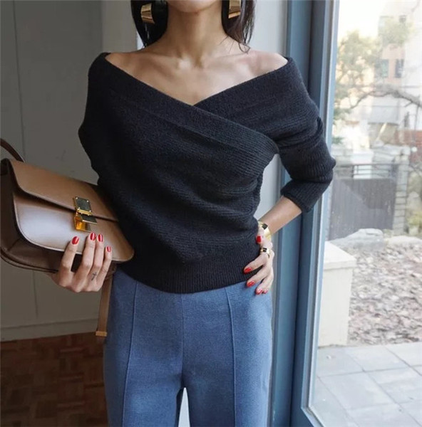 Stílusos női pulóver négy színben