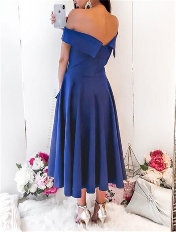 Νέο μοντέλο κυρίες φόρεμα μοτίβο κοπής με τσέπες και σχισμή σε τρία χρώματα