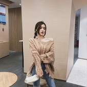 Κυρίες trendy πουλόβερ σε μαύρο και καφέ χρώμα