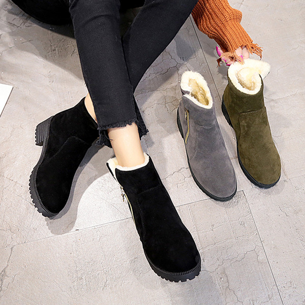Modern női csizma puha béléssel, három színben