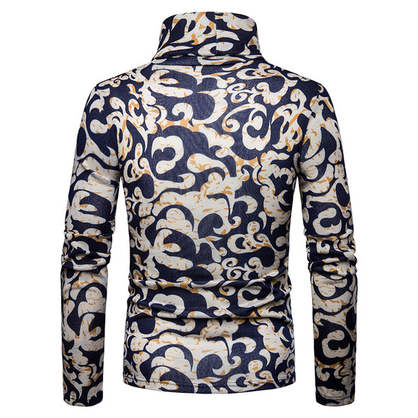 Lezser férfi blúz polo gallérral és mintával két színben