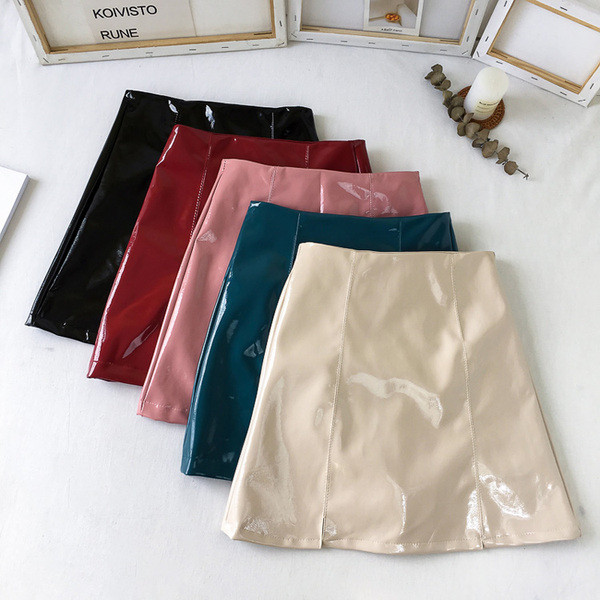 Új modell női szoknya eko bőrből több színben