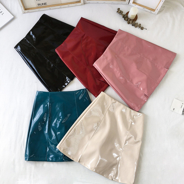 Új modell női szoknya eko bőrből több színben