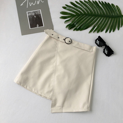 Κομψή δερμάτινη φούστα κυρίες σε διάφορα χρώματα