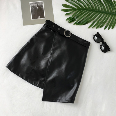 Κομψή δερμάτινη φούστα κυρίες σε διάφορα χρώματα