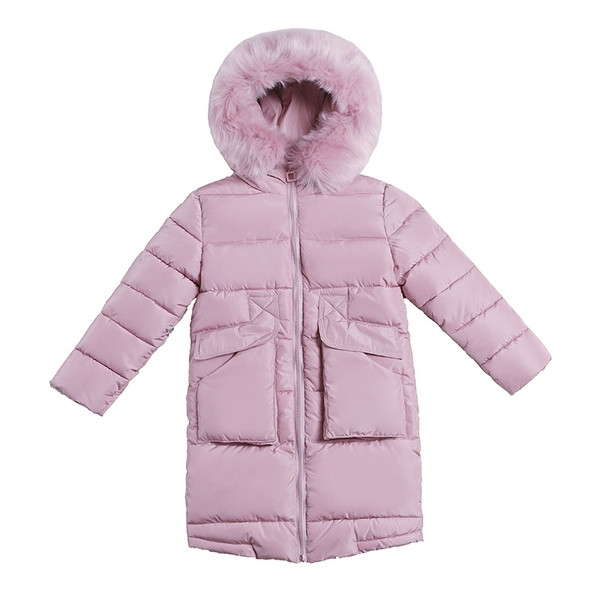 Modern gyermek hosszú kabát, három színben