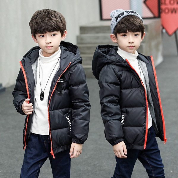 Gyermek kabát fiúknak két színben - zöld fekete