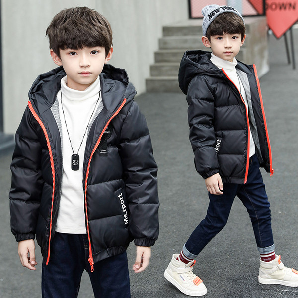 Gyermek kabát fiúknak két színben - zöld fekete