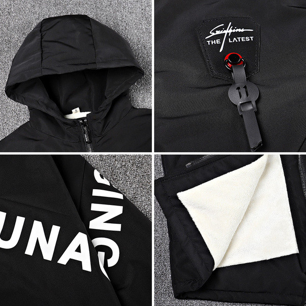 Geaca de copii pentru baieti in doua culori cu inscriptii