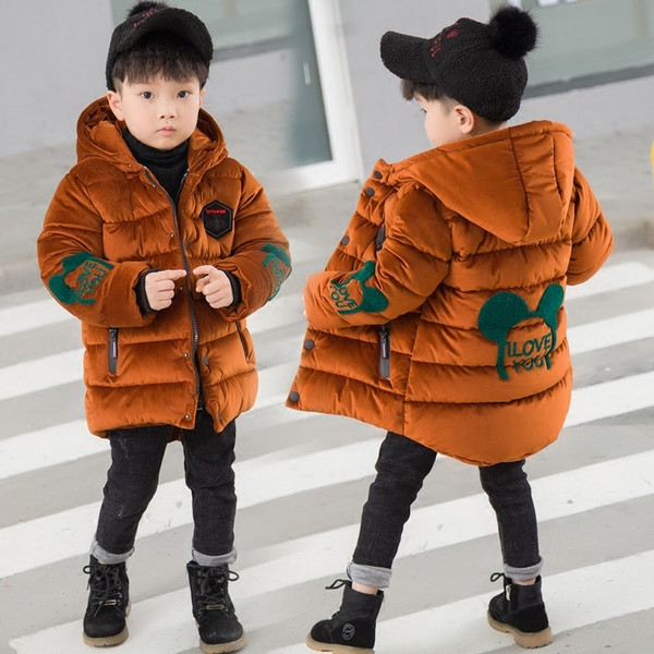 Geaca zilnica pentru copii pentru baieti in doua culori cu aplicatie