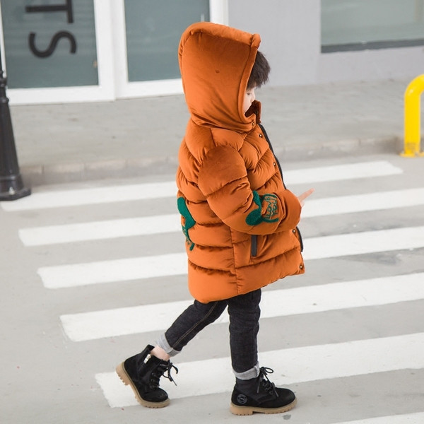 Geaca zilnica pentru copii pentru baieti in doua culori cu aplicatie