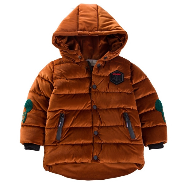 Geaca zilnica pentru copii pentru baieti in doua culori cu aplicatie