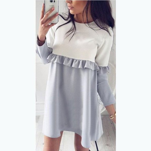 Modern női ruha mentes modell két színben