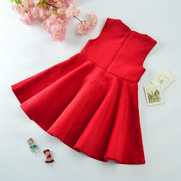 Gyerekruha lányoknak piros színben