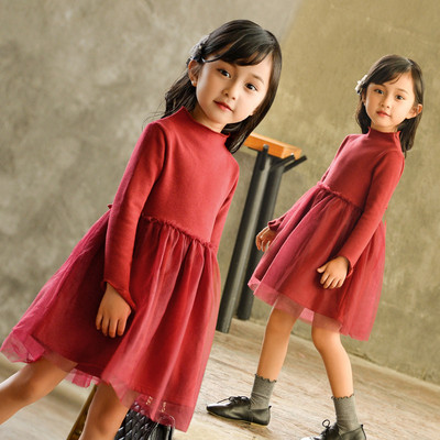 Детска рокля за момичета в два цвята