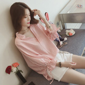 Női kockás ing két színben - széles modell