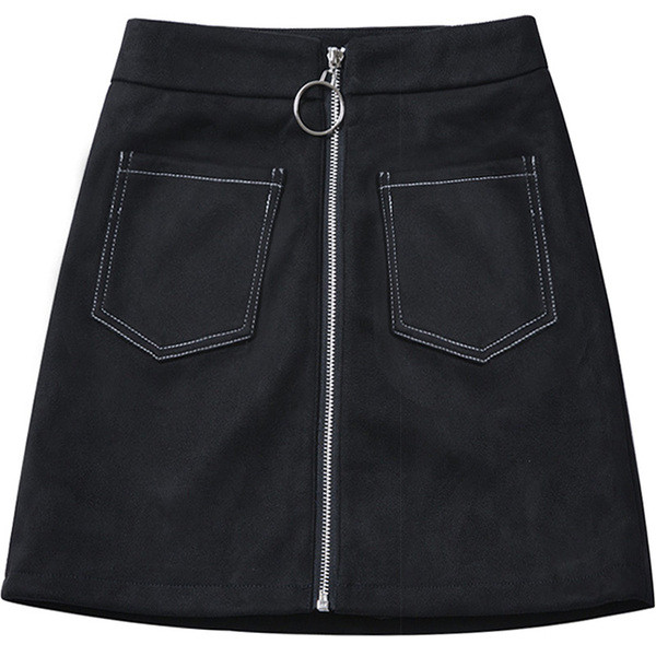 Modern női szoknya két színben