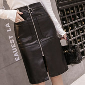 Modern női szoknya magas derékkal