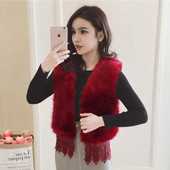 Modern női mellény csipkével