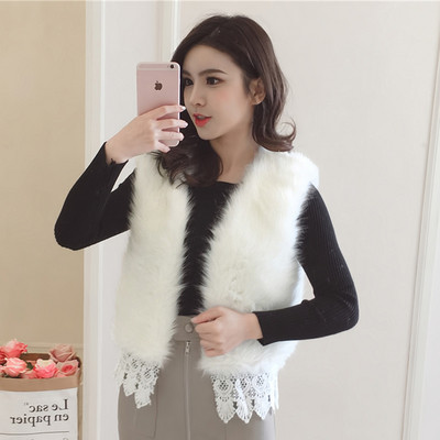 Modern női mellény csipkével