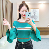 Modern női blúz lótusz ujjal