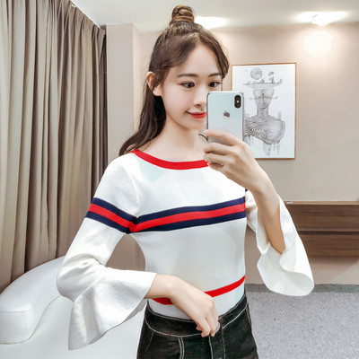 Modern női blúz lótusz ujjal