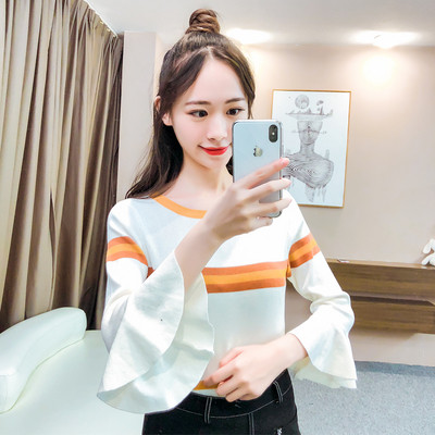 Modern női blúz lótusz ujjal