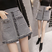 Fusta eleganta de dama in doua culori