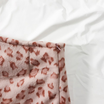 Modern női szoknya három színben leopárdmintás kivitelben