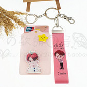 A popzenei csoport - BTS - egyedi kulcstartói