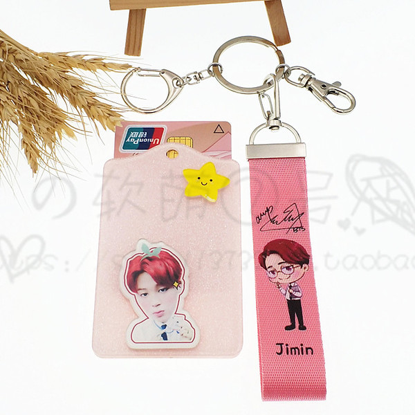 A popzenei csoport - BTS - egyedi kulcstartói