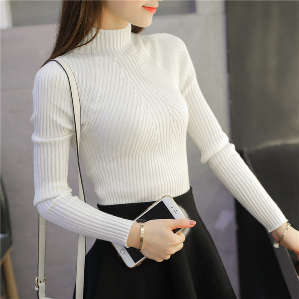 Stílusos női pulóver három színben