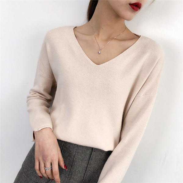 Elegáns női pulóver több színben