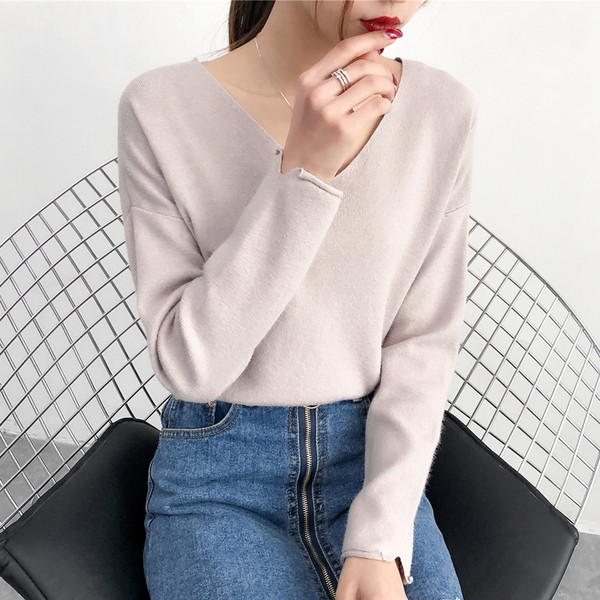 Elegáns női pulóver több színben